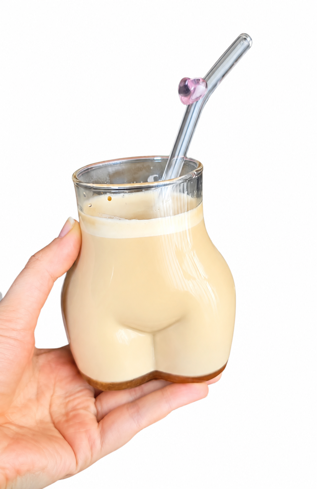 لیوان شیشه‌ای پیرکس مدل لیدی