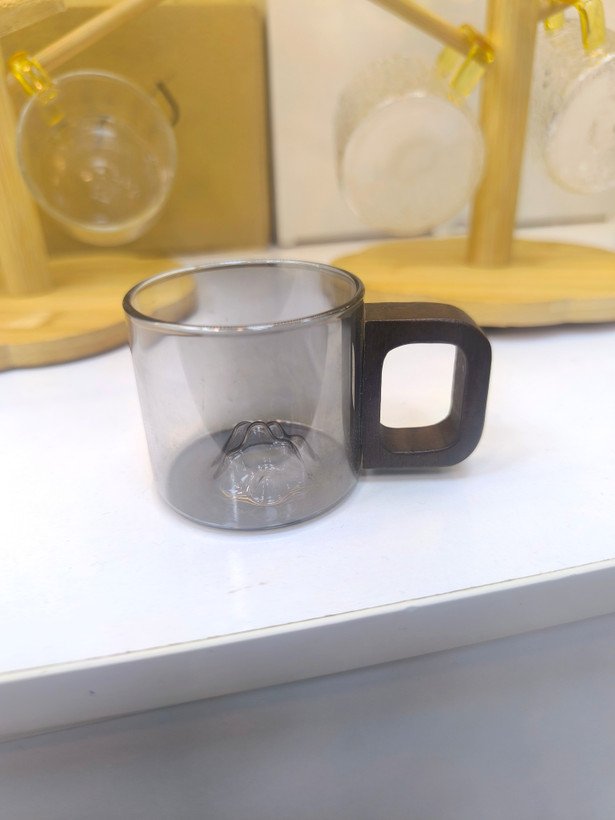 فنجان اسپرسو پیرکس کوچک مدل دستهدار